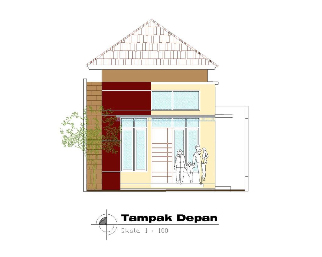 foto tampak rumah tipe SAPPHIRE E perumahan BULAN TERANG UTAMA DAN KAWASAN NEW CITY MALANG