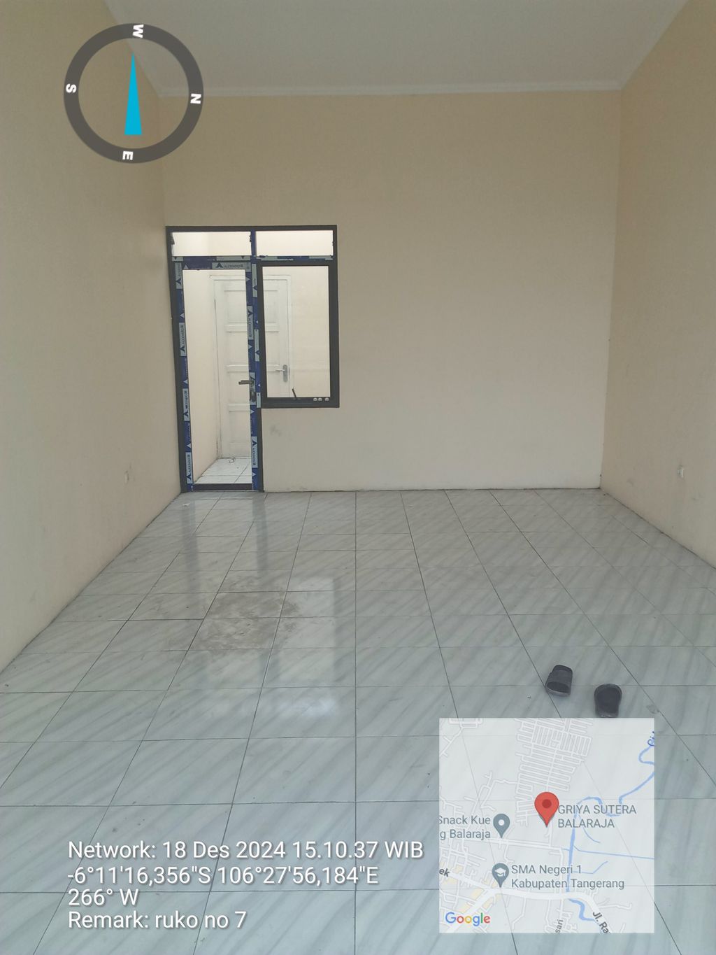 foto tampak rumah tipe 40 perumahan Griya Sutera Balaraja Tahap 3 New
