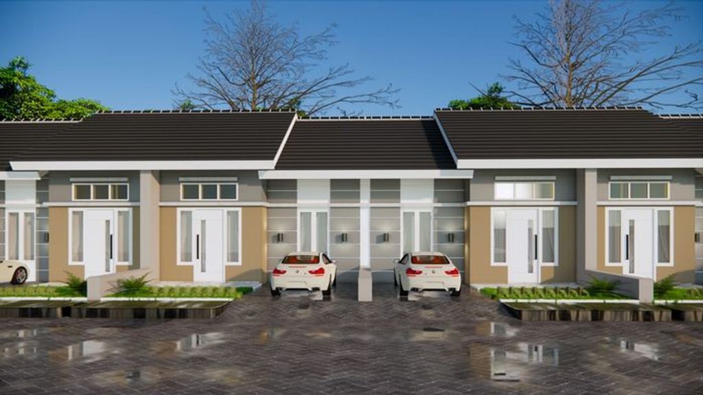 foto tampak rumah tipe 36/60 perumahan WISMA CEPU INDAH