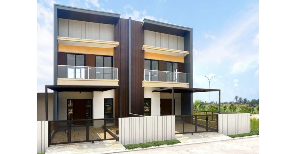 foto tampak rumah tipe SAMANEA 60/78 (JULI 24) perumahan GRAND TENJO RESIDENCE-OAKWOOD