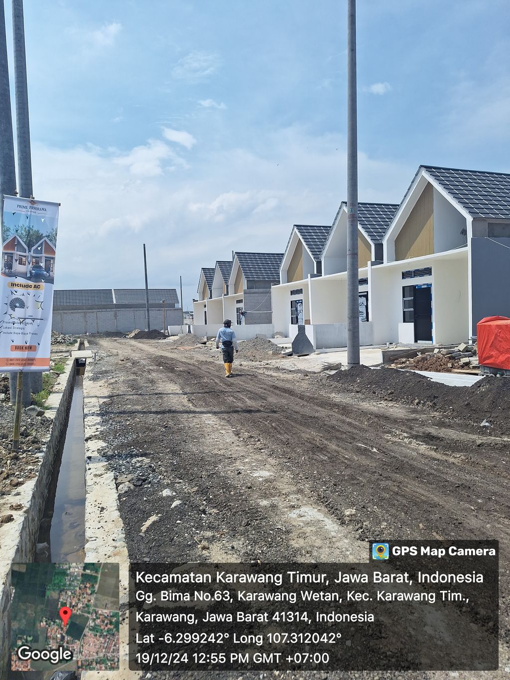 foto posisi tengah perumahan Prime Panorama Village