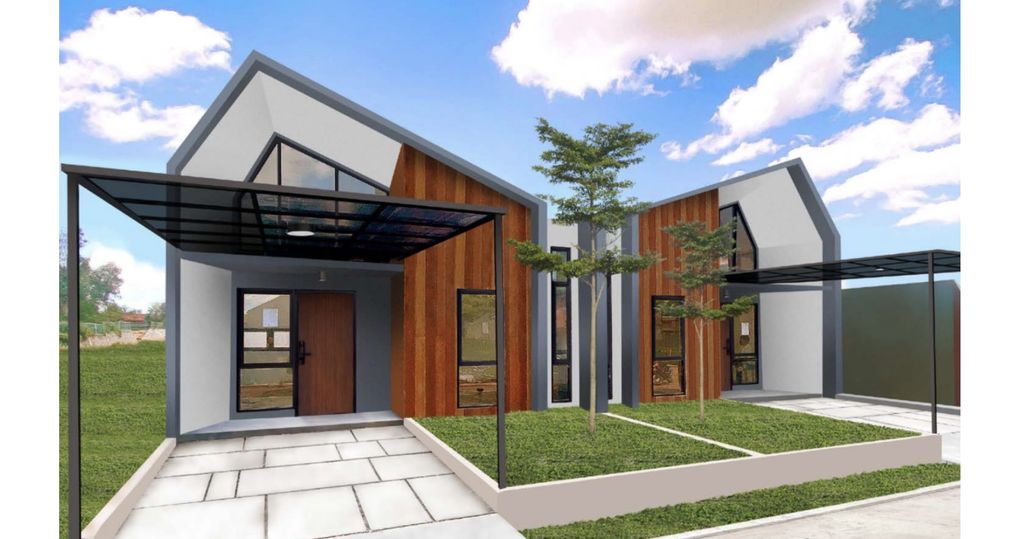 foto tampak rumah tipe WILLOW 31/60 (AUG 24) perumahan GRAND TENJO RESIDENCE-OAKWOOD