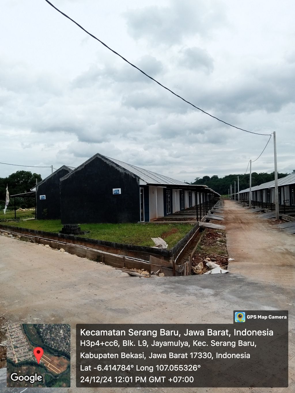 foto posisi tengah perumahan Sunrise River EXT 2