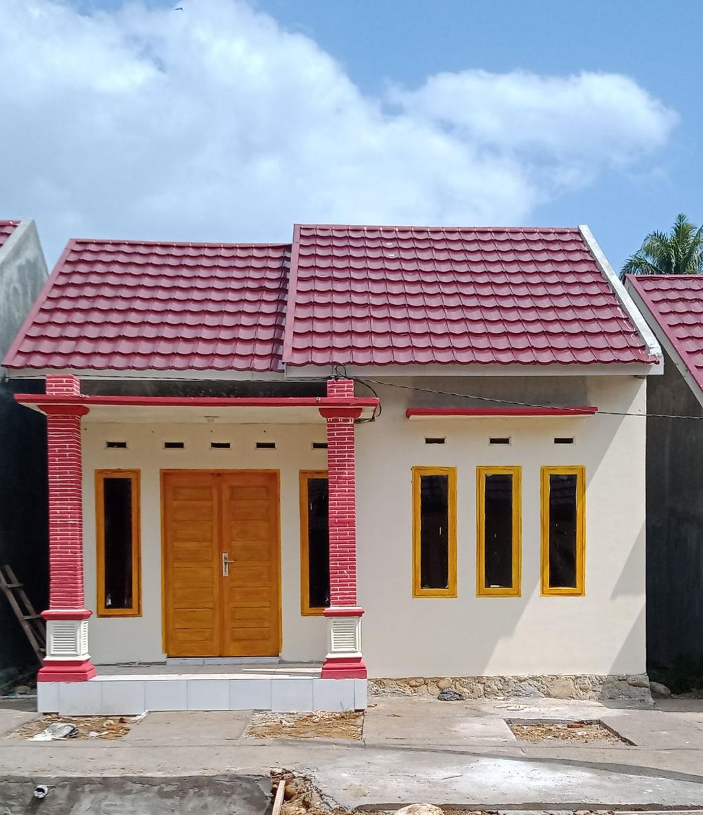 foto tampak rumah tipe tiga enam perumahan JAYA RESIDENCE BALAI GADANG