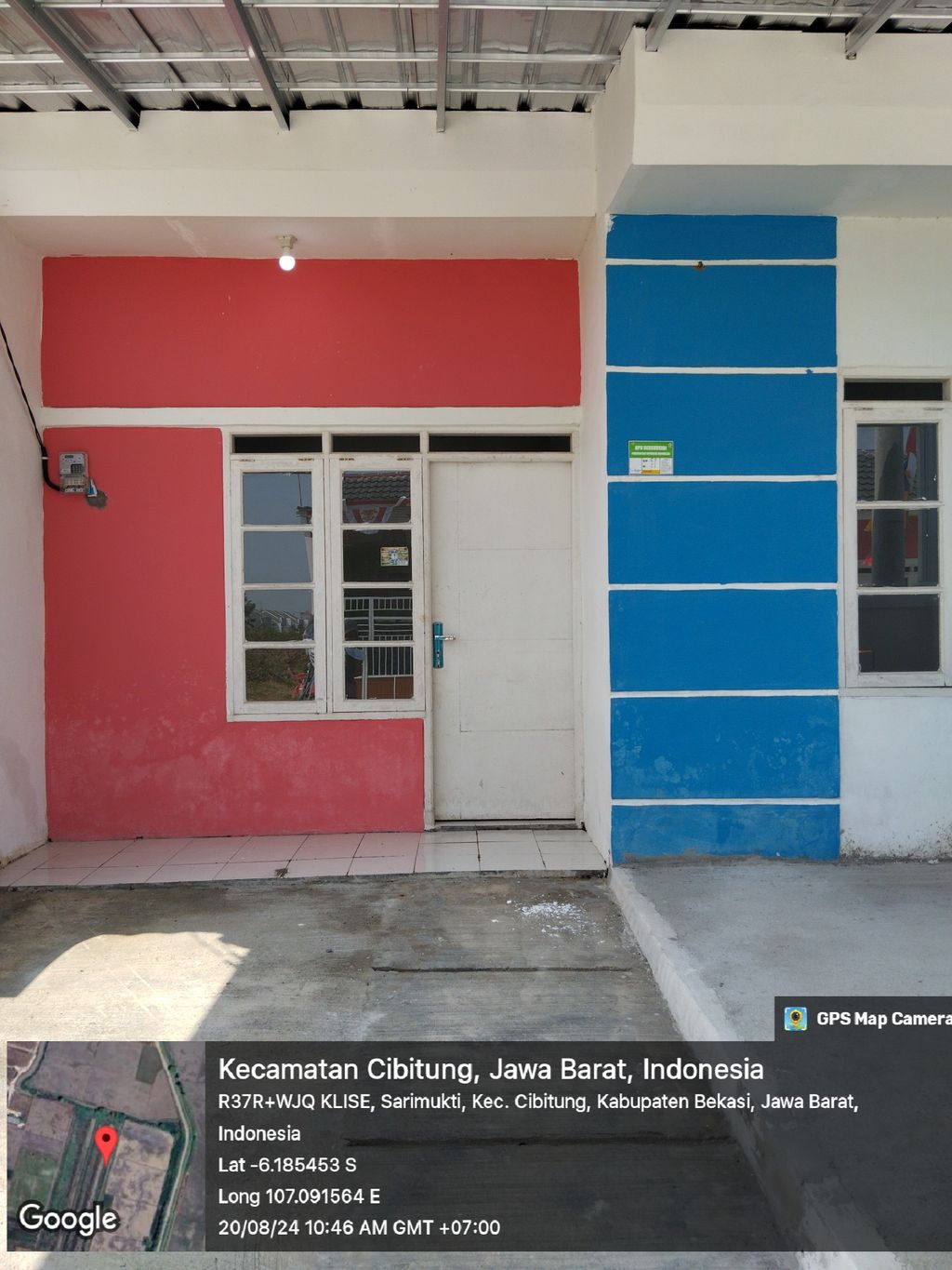 foto tampak rumah tipe T 30 / 60 perumahan PERMATA HARAPAN SARIMUKTI TAHAP 2