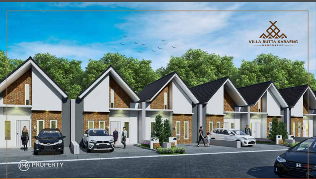 foto tampak rumah tipe 36 perumahan Perumahan Villa Butta Karaeng
