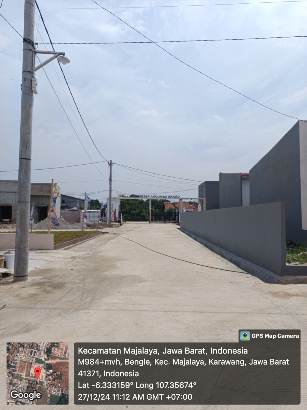 foto posisi tengah perumahan GRAND SAMUDRA RESIDENCE