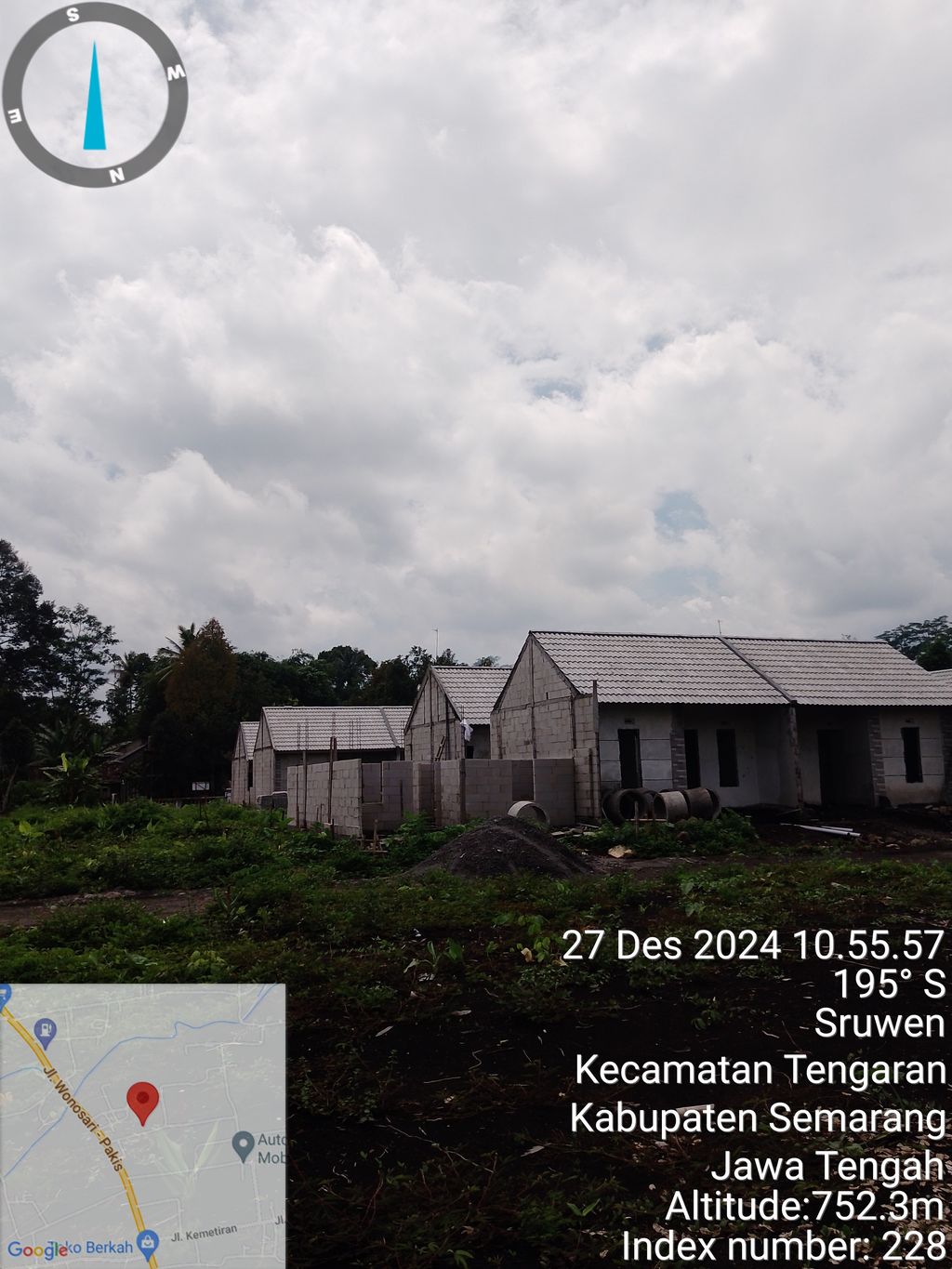 foto posisi tengah perumahan Grand Citra Mutiara