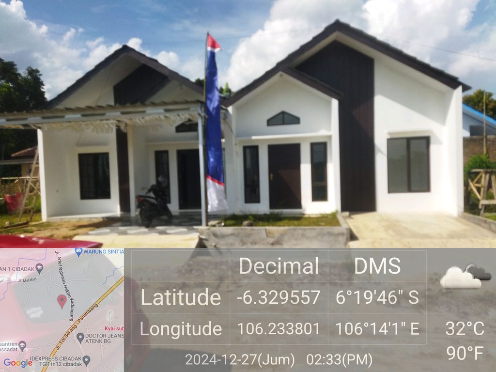 foto contoh rumah perumahan Bunga Residence