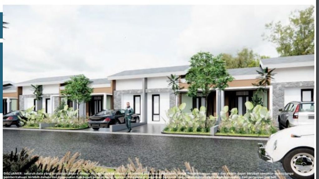 foto tampak rumah tipe 22/60 perumahan DARU CAPITAL