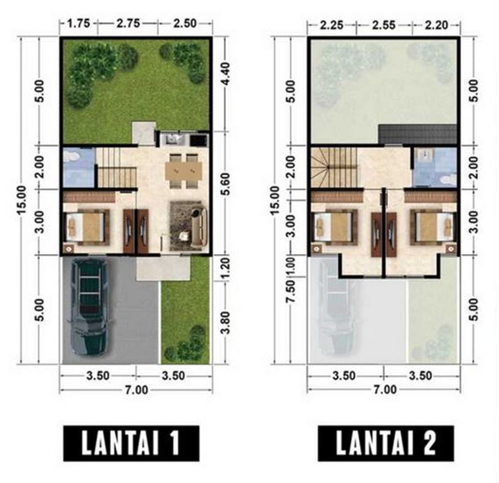 foto denah rumah tipe Enfield perumahan CITRALAND TANJUNG MORAWA