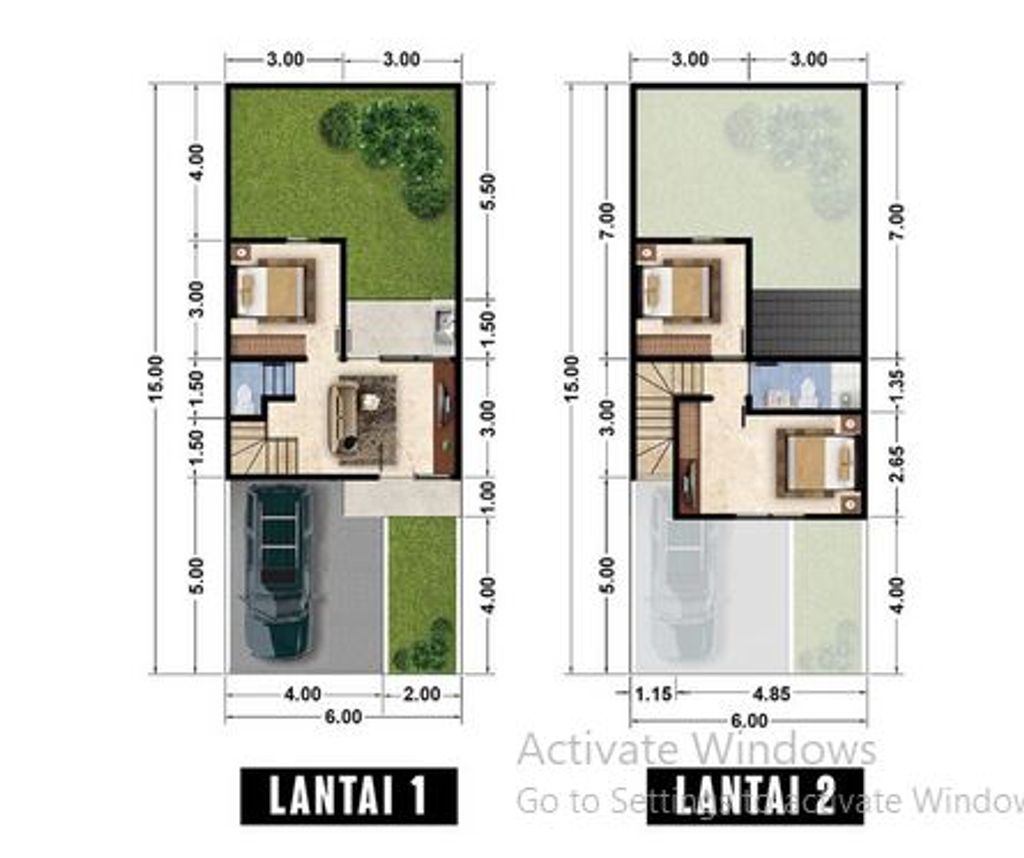 foto denah rumah tipe Ashfield perumahan CITRALAND TANJUNG MORAWA