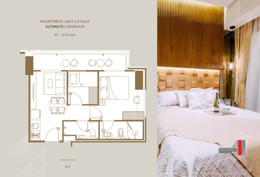 foto tampak rumah tipe 2 BEDROOM perumahan VASAKA SOLTERRA APARTEMEN