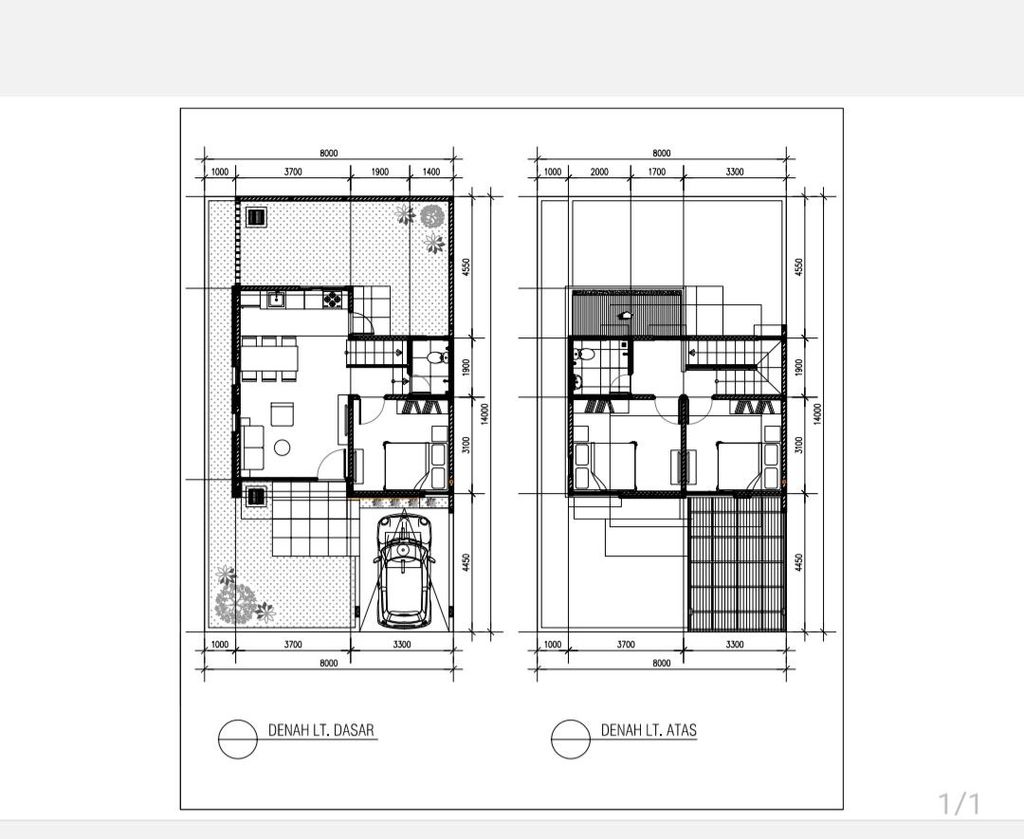 foto denah rumah tipe SAPPHIRE perumahan GRAND ALMAS RESIDENCE
