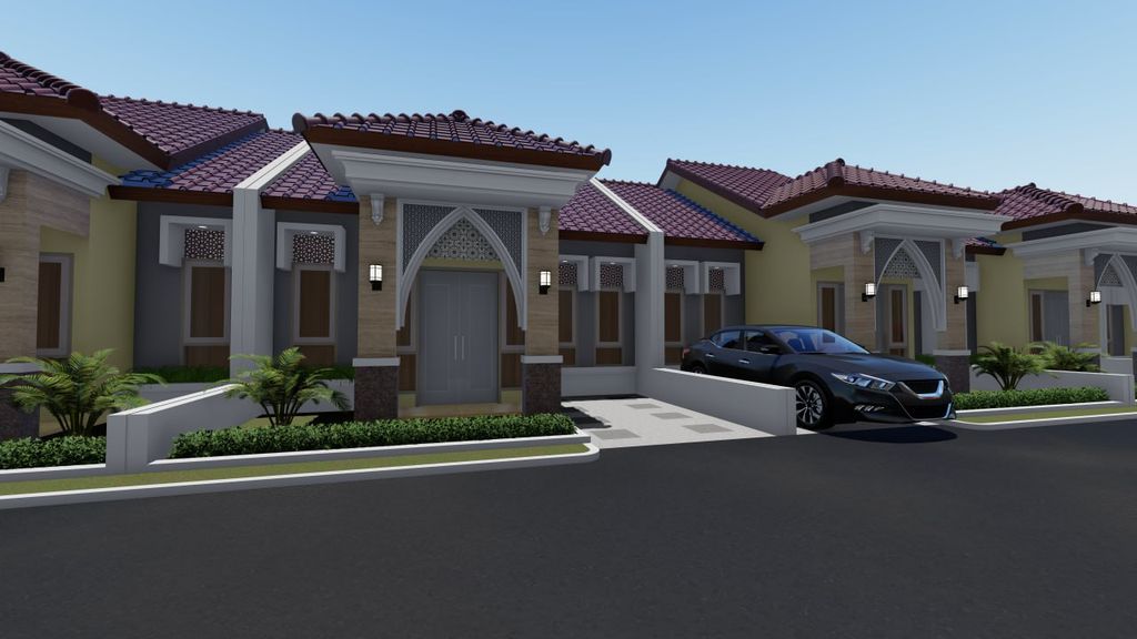 foto tampak rumah tipe 55/91 perumahan Perumahan Kampoeng Hijrah Residence 2