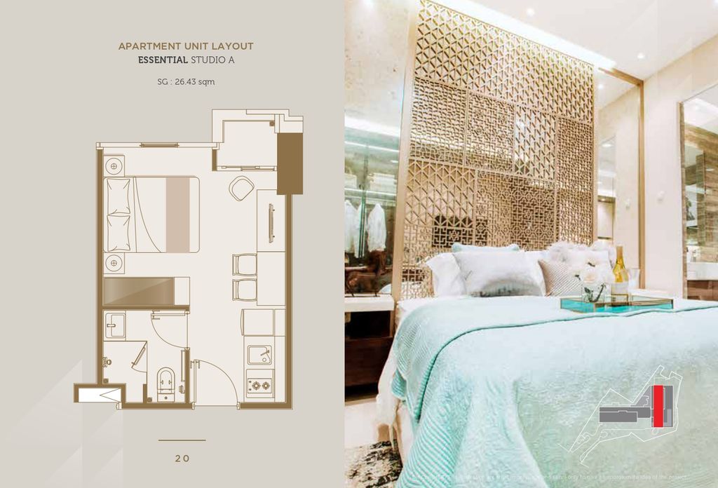 foto tampak rumah tipe STUDIO A (2618) perumahan VASAKA SOLTERRA APARTEMEN