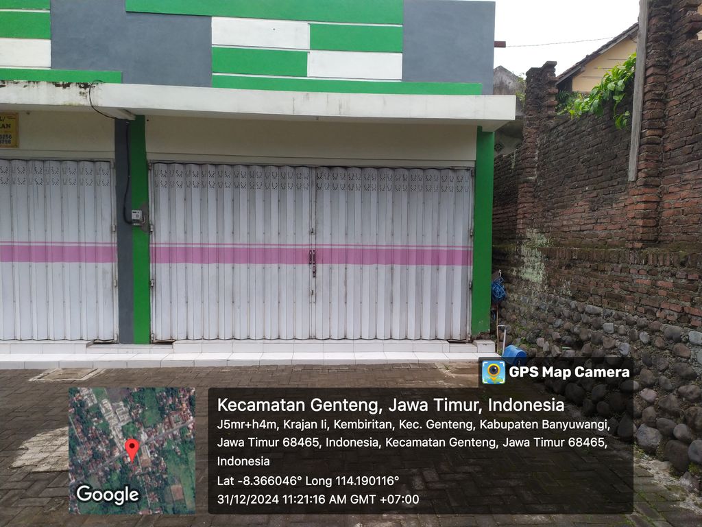 foto tampak rumah tipe 40 RUKO perumahan GREEN GARDEN 2