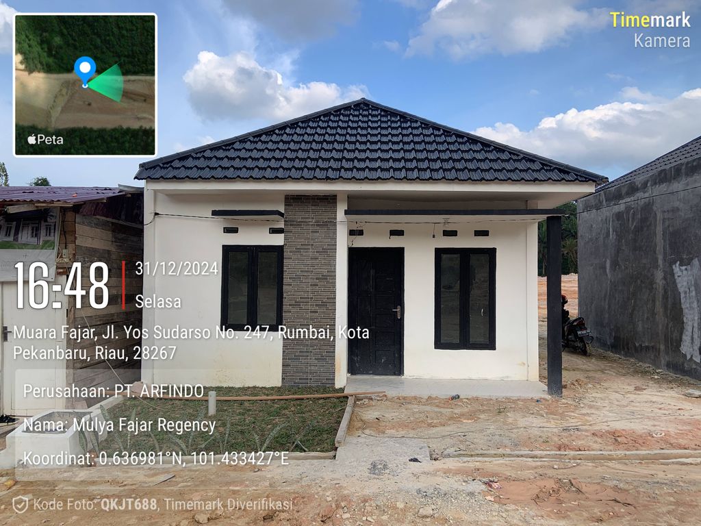 foto contoh rumah perumahan Mulya Fajar Regency
