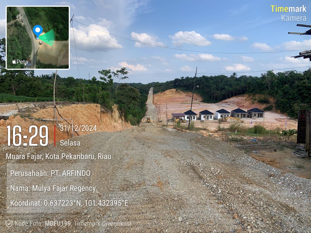 foto gerbang perumahan Mulya Fajar Regency
