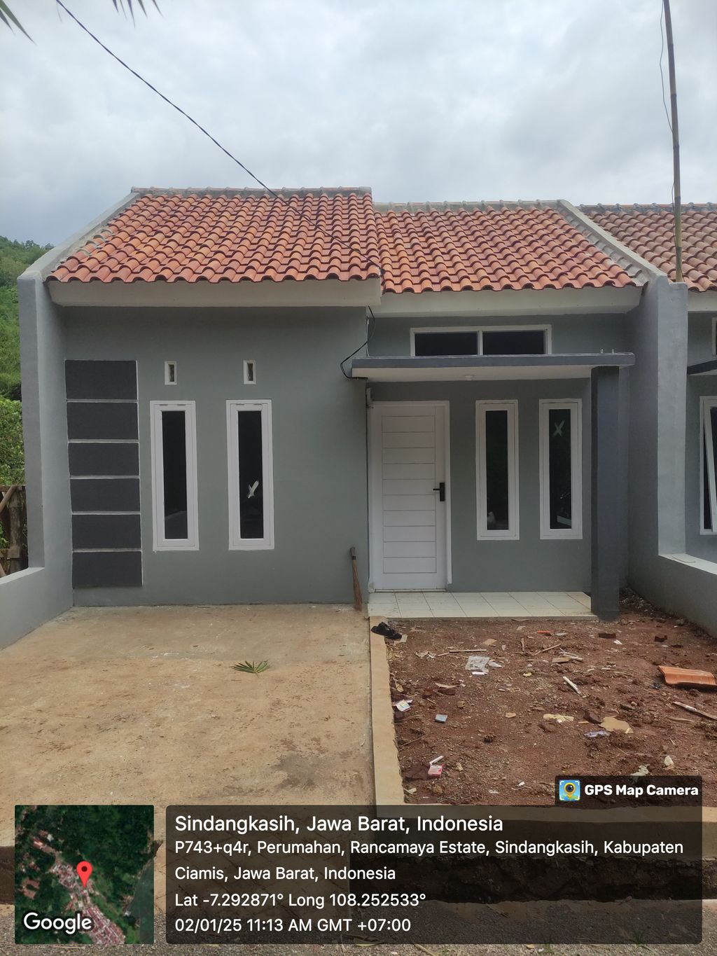 foto denah rumah tipe 36/77 perumahan Rancamaya Estate