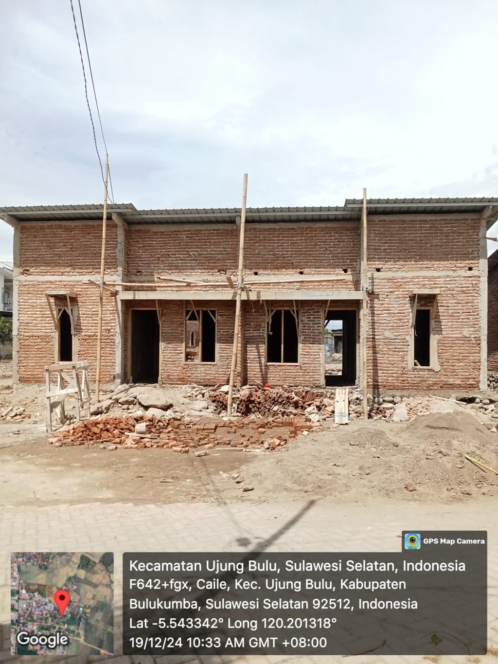 foto tampak rumah tipe 36 perumahan Gunawan residence 2
