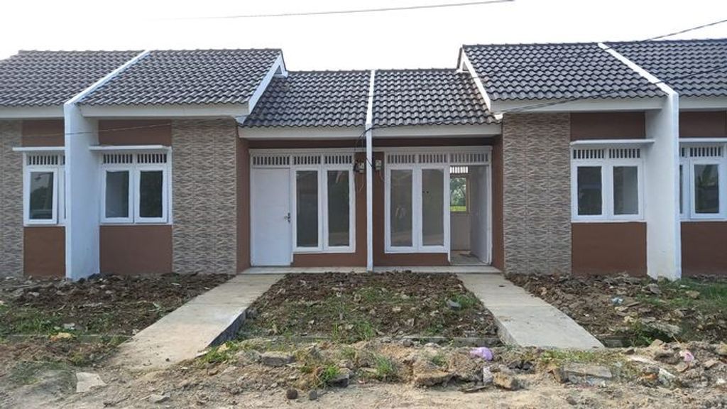 foto tampak rumah tipe 25/75 perumahan Villa Gading Harapan 2