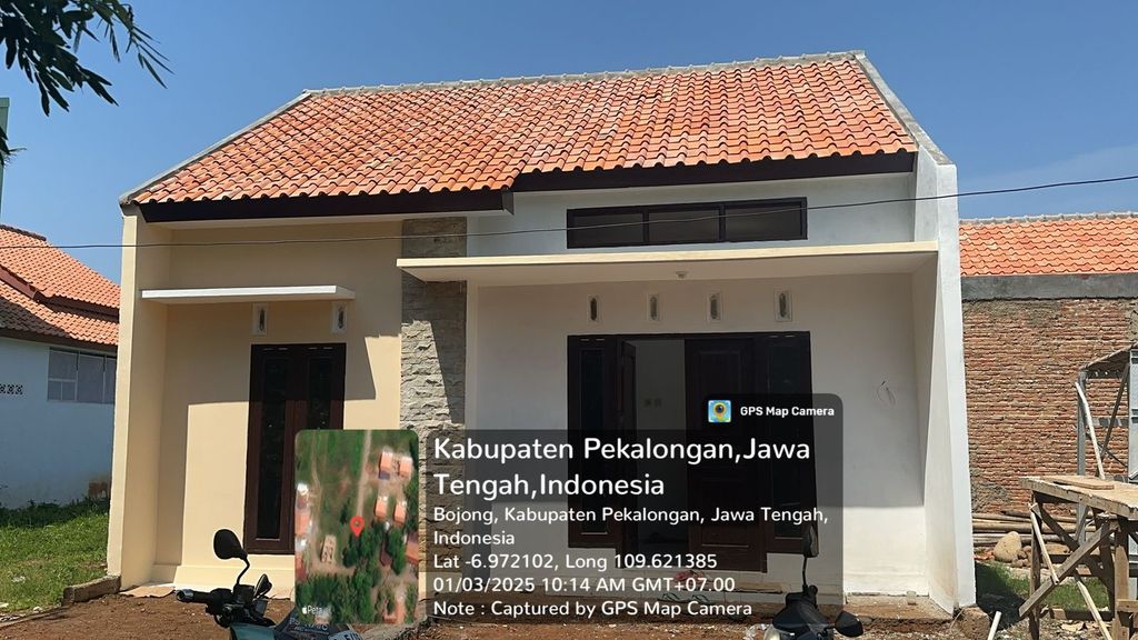 foto tampak rumah tipe 36 perumahan PERUMAHAN GRIYA MENJANGAN RAYA