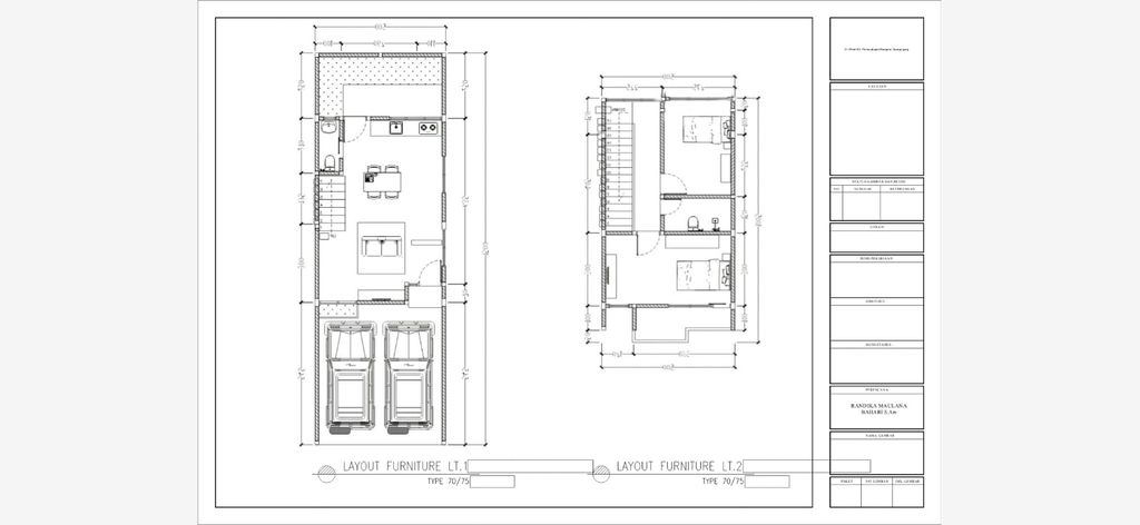 foto denah rumah tipe 77 perumahan Bella Casa Residence