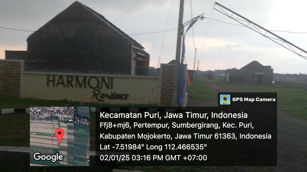 foto gerbang perumahan HARMONI RESIDENCE