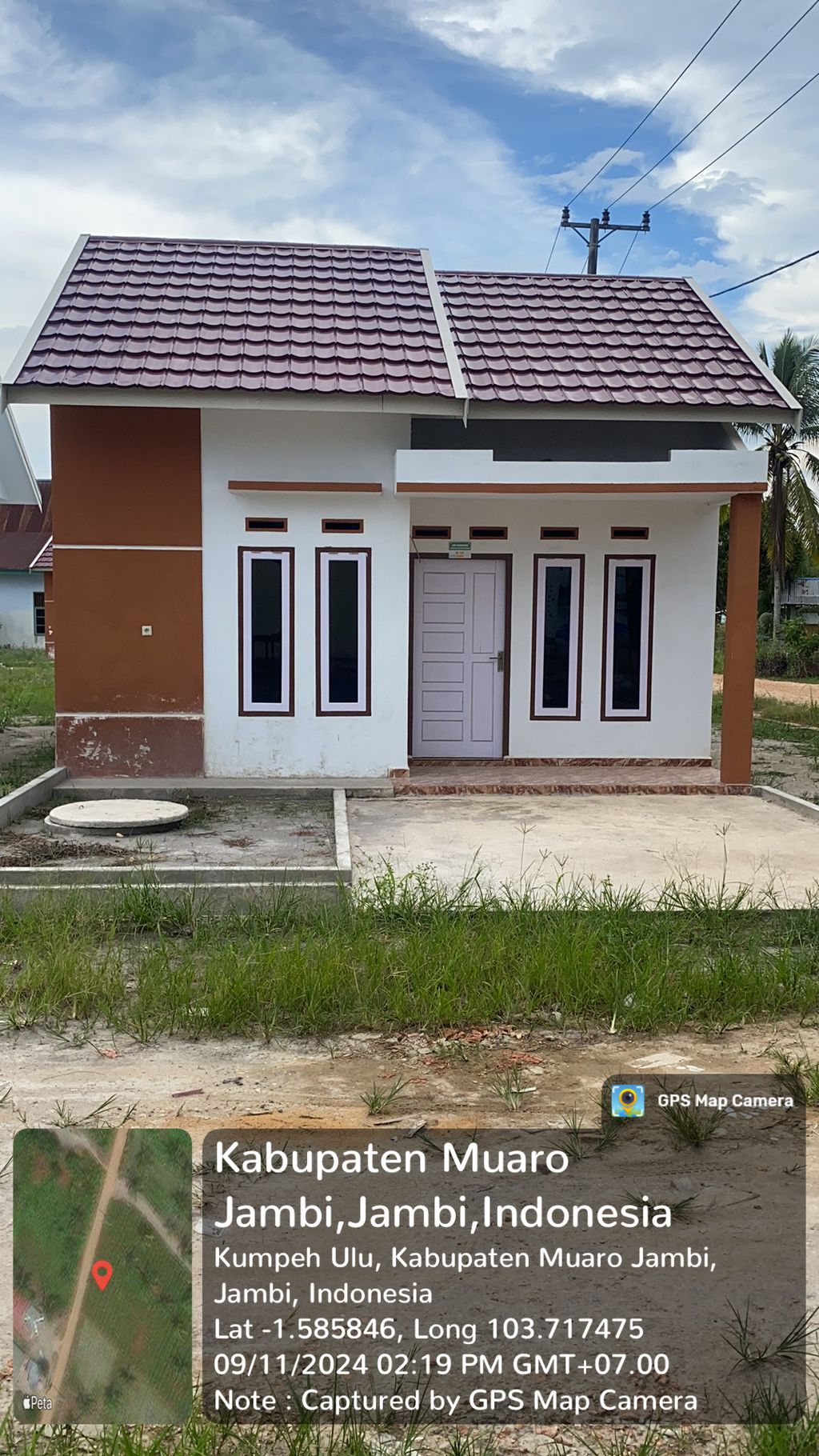 foto tampak rumah tipe B.14 36/100 M2 perumahan Perumahan Villa Zahra II