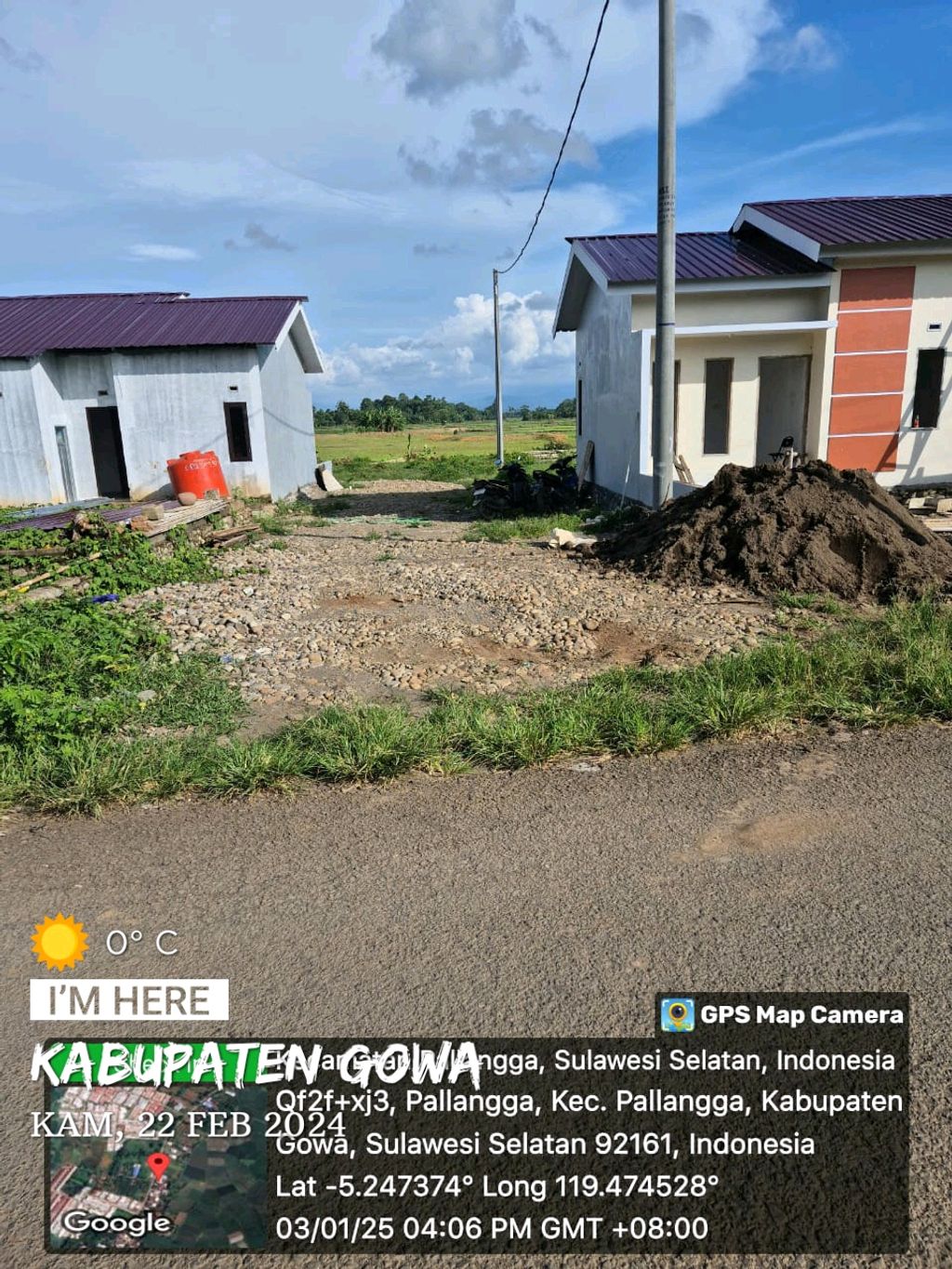 foto gerbang perumahan AGHNIA RESIDENCE BARUA