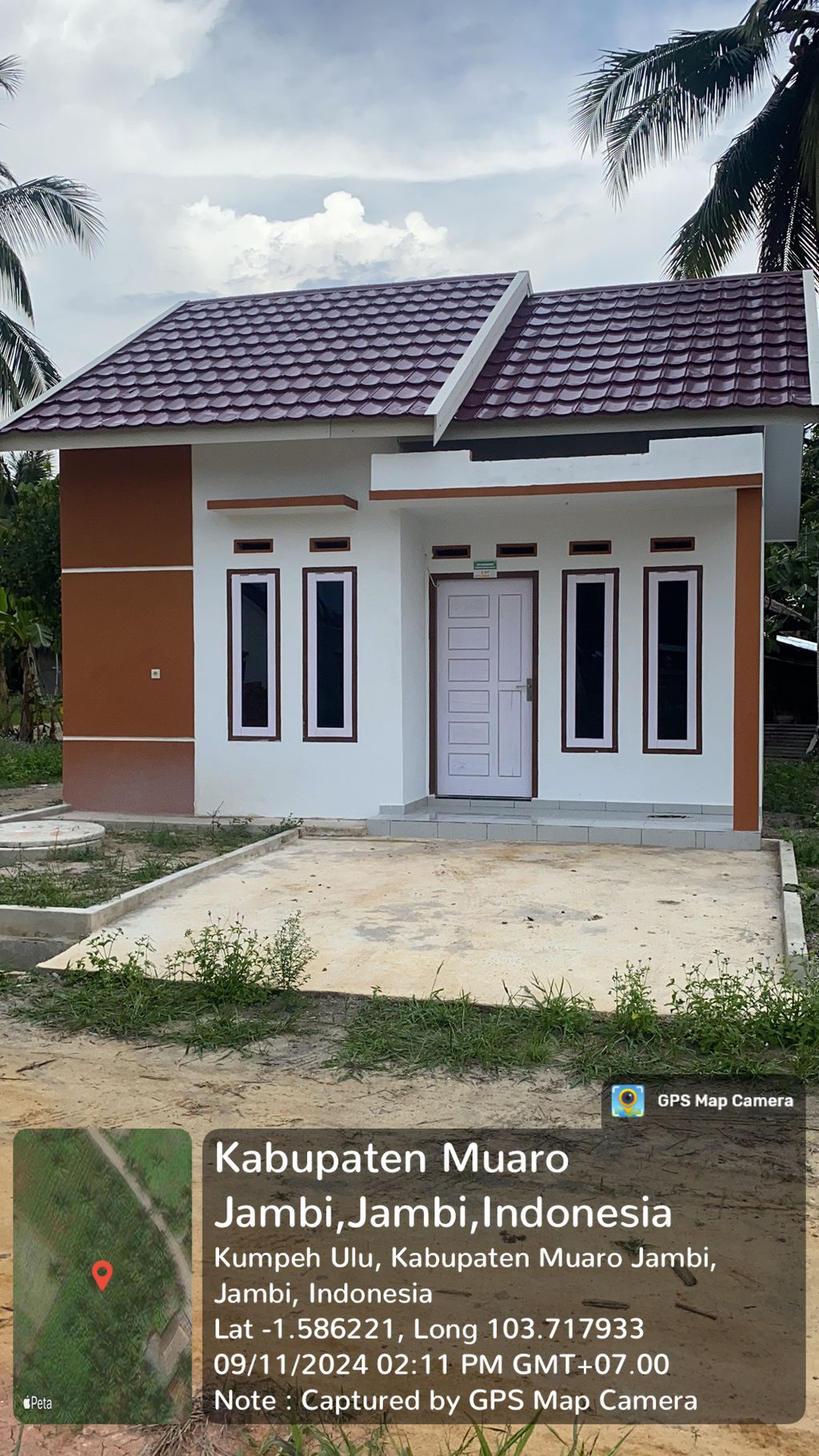 foto tampak rumah tipe F. 07 36/100 M2 perumahan Perumahan Villa Zahra II