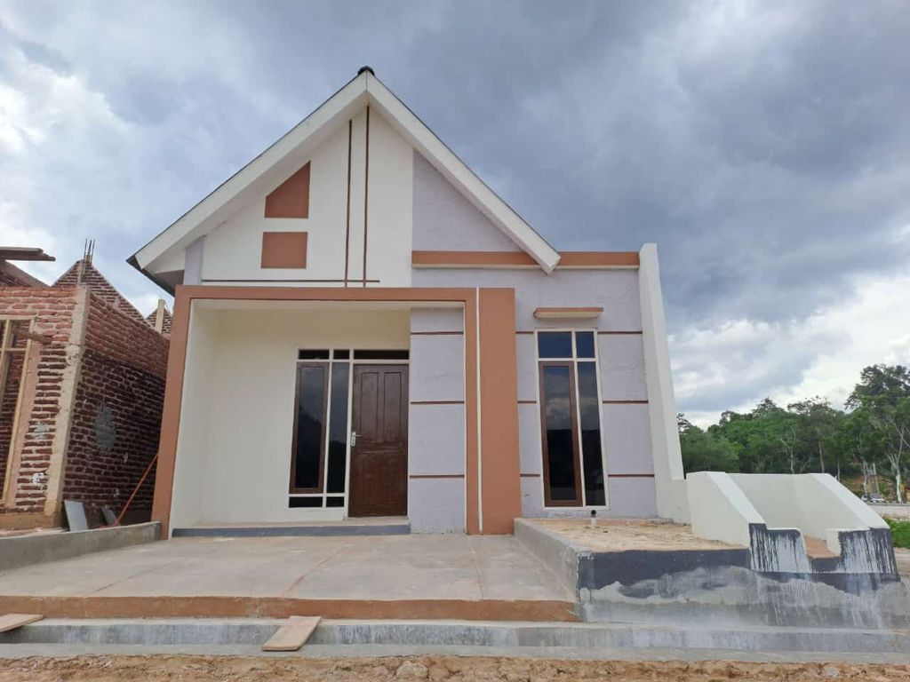 foto tampak rumah tipe 36 perumahan VILLA MADINA LAND