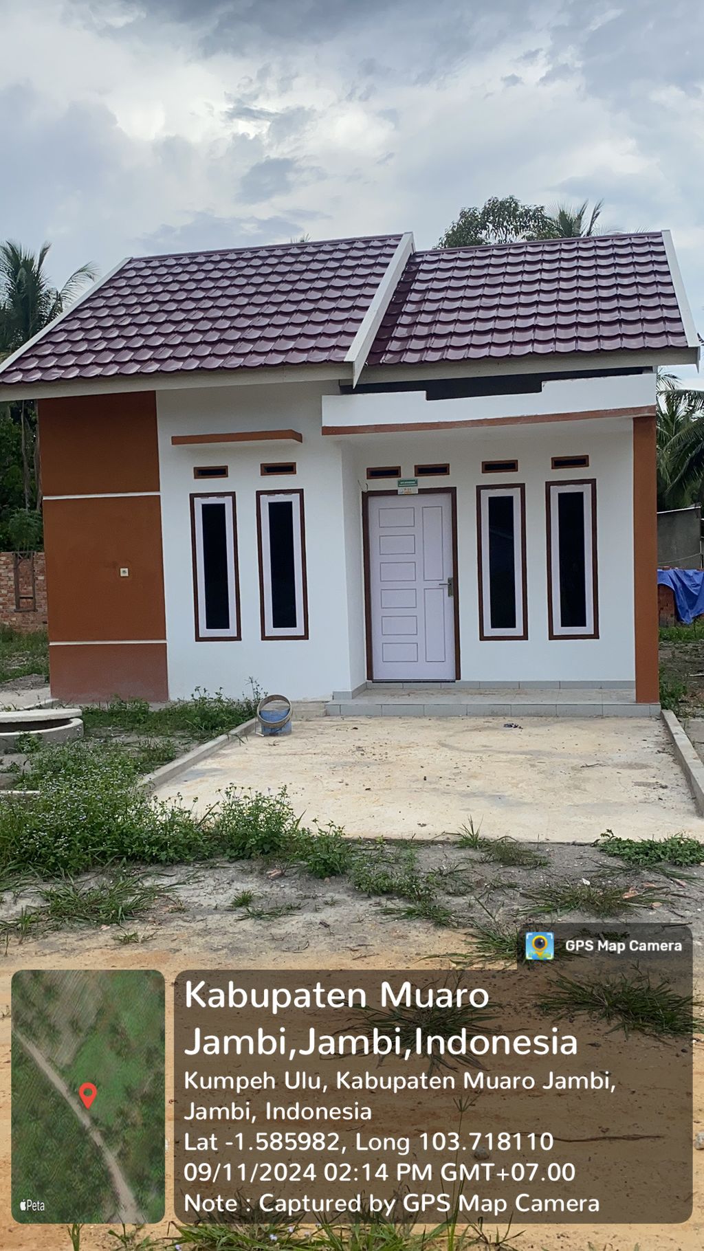 foto tampak rumah tipe F. 11 36/100 M2 perumahan Perumahan Villa Zahra II