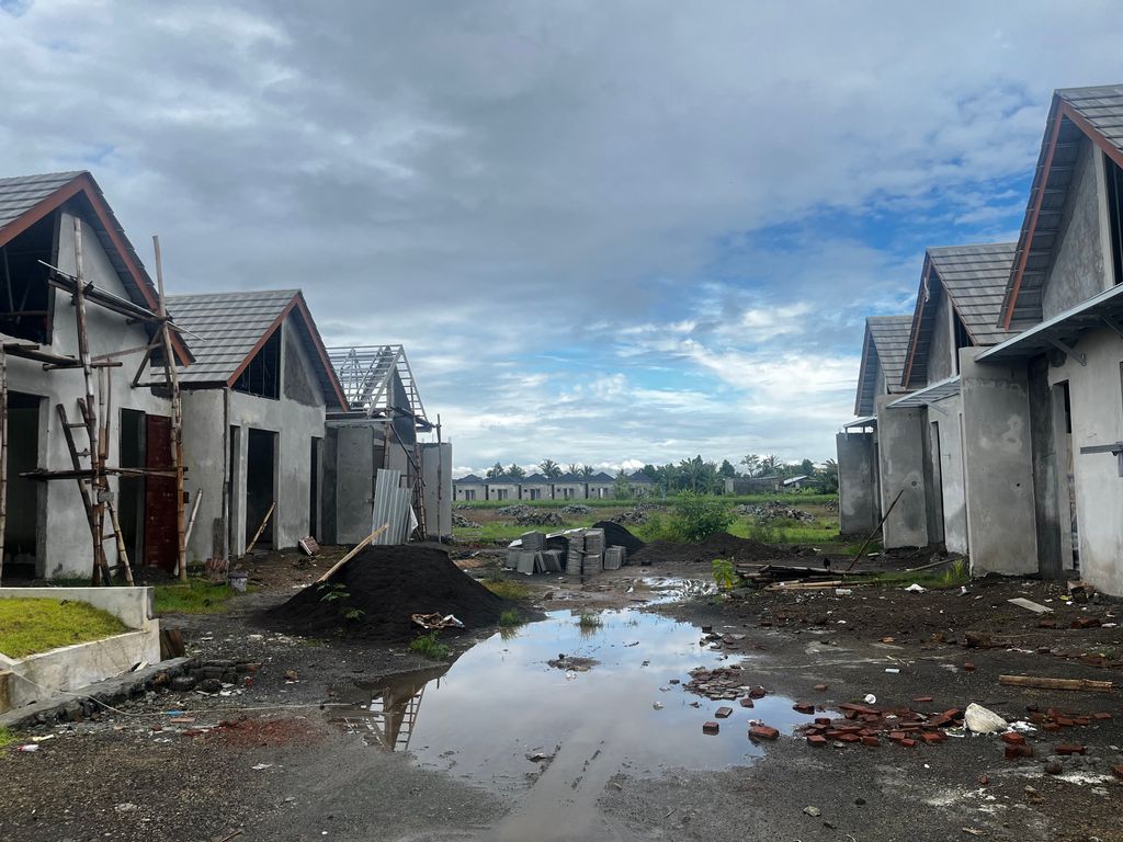 foto posisi tengah perumahan CASAKARA VILLAGE