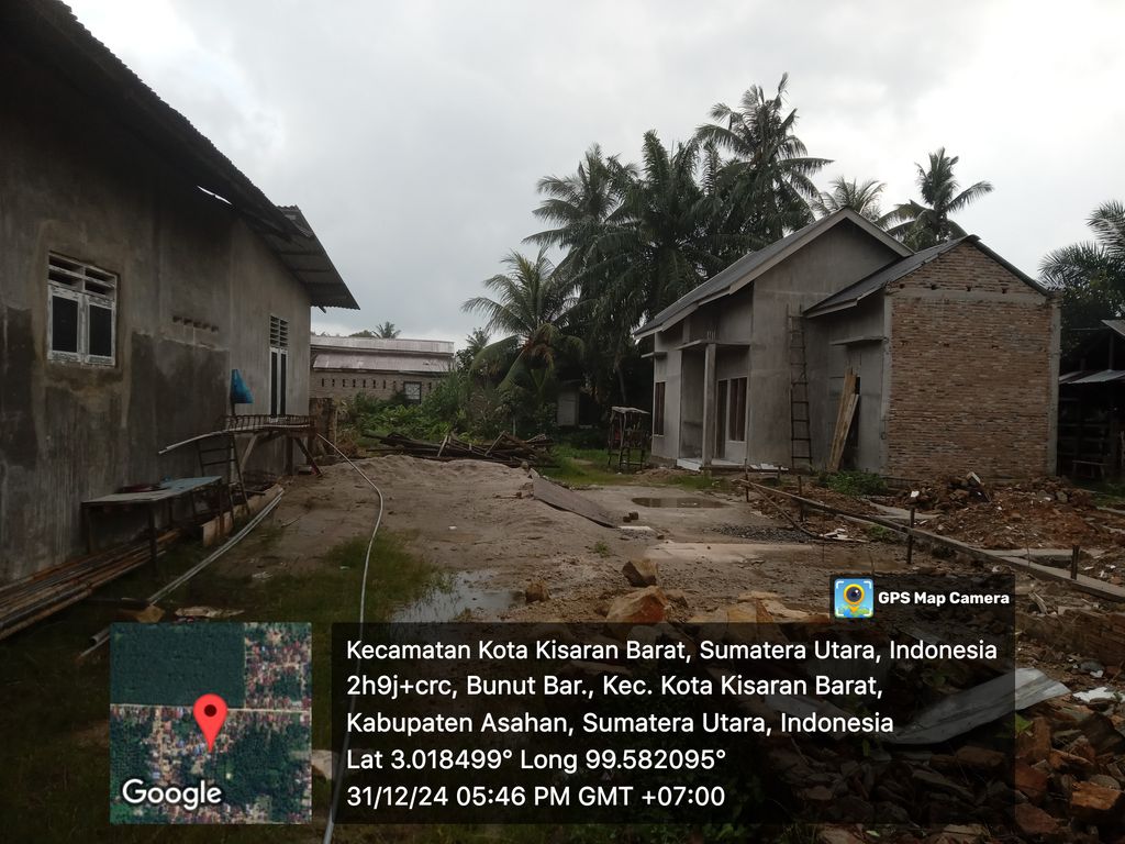 foto posisi tengah perumahan MUZMA RESIDENCE