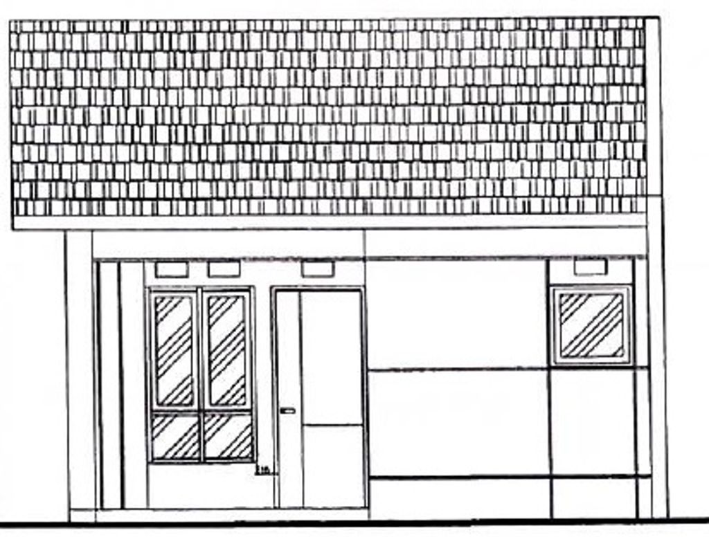 foto tampak rumah tipe 36 perumahan MANADO SYAKI PERMAI