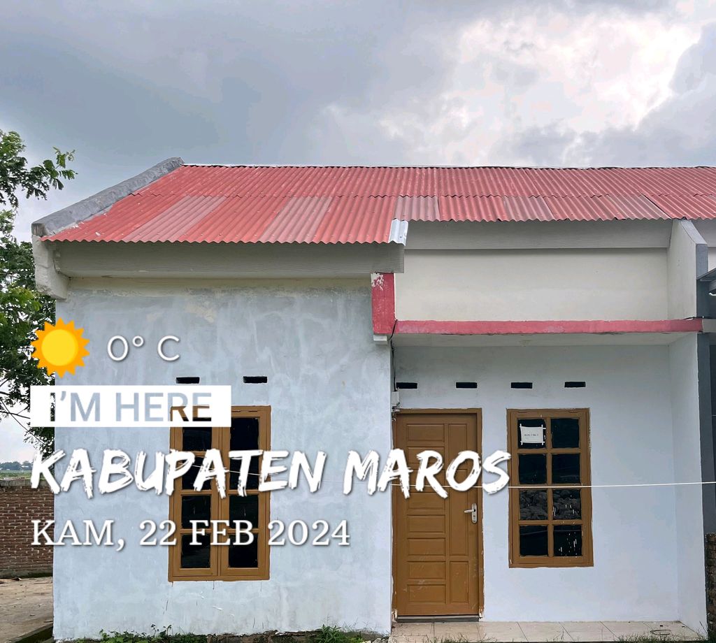 foto tampak rumah tipe 36 perumahan LEKO NUSA IDAMAN