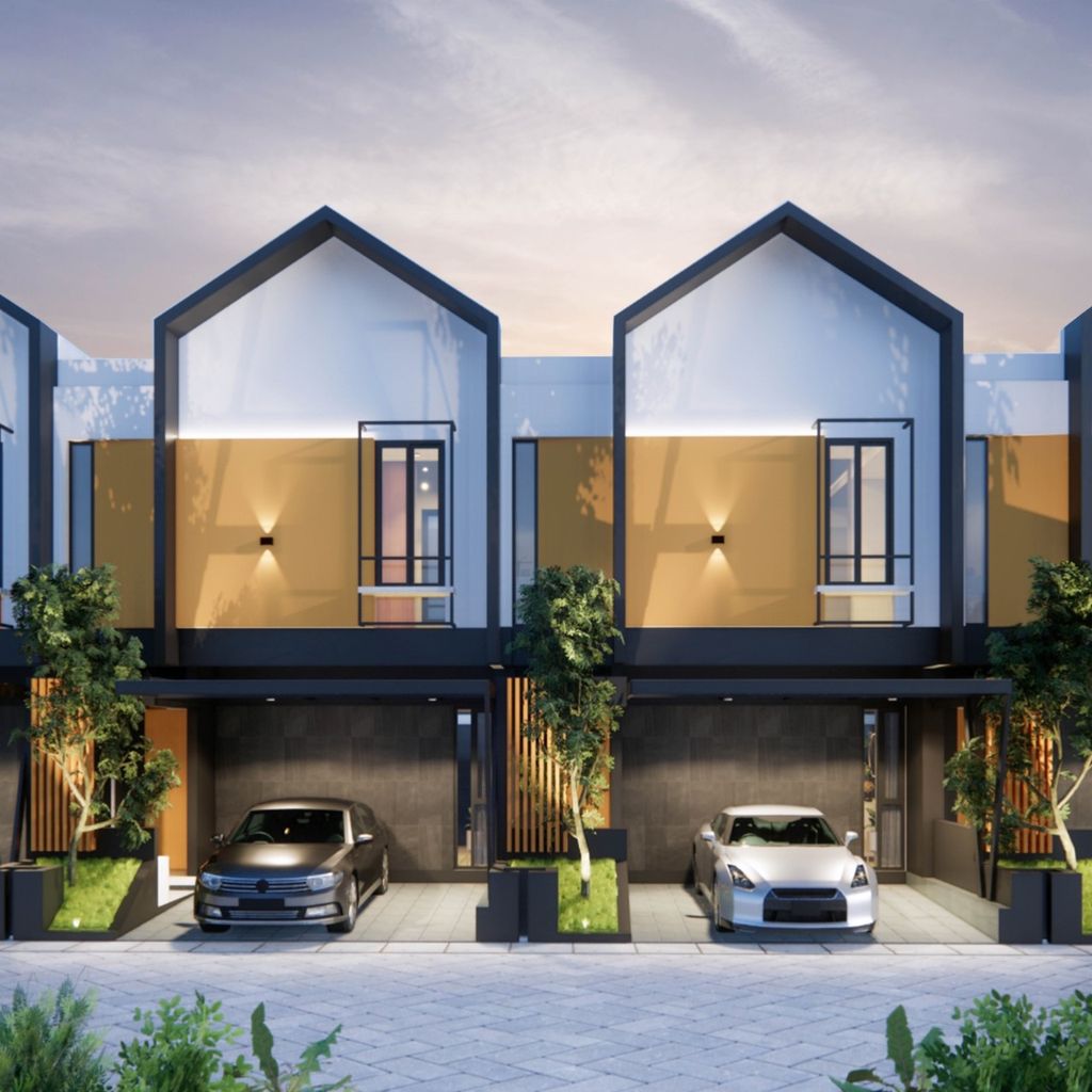 foto tampak rumah tipe GALILEO perumahan Nano Town 4