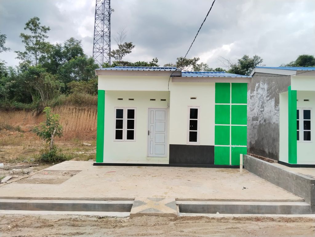foto tampak rumah tipe 36 perumahan ALSYIFA BOULEVARD