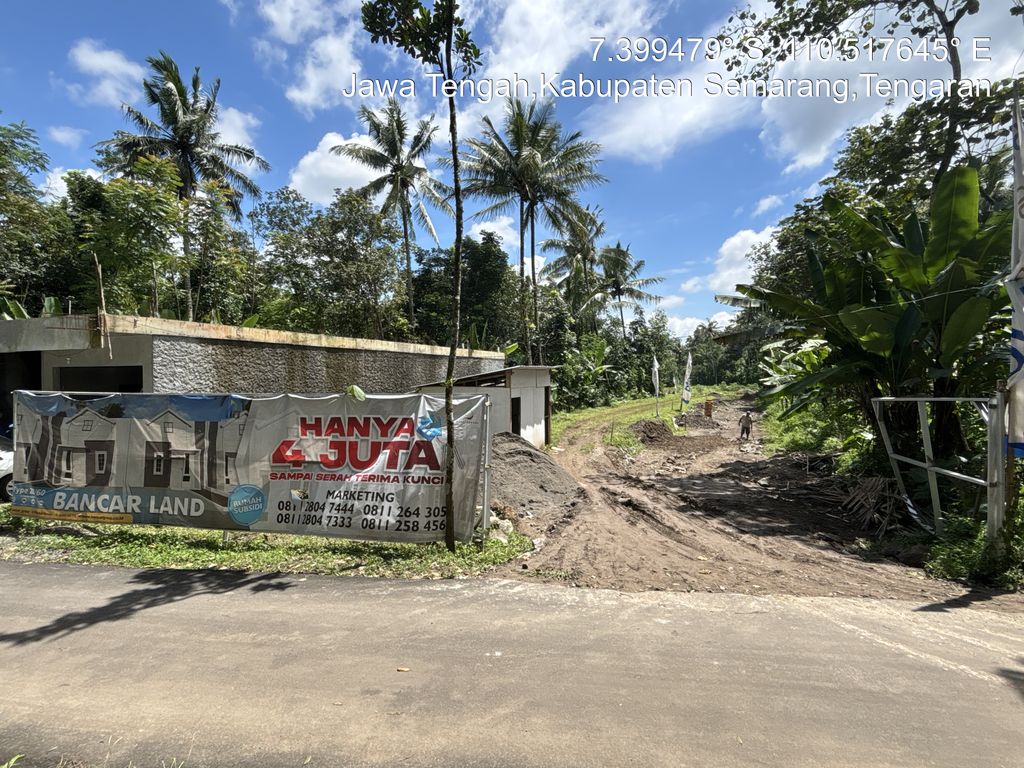foto gerbang perumahan BANCAR LAND