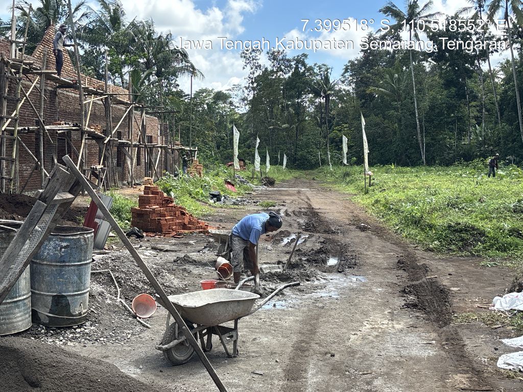 foto posisi tengah perumahan BANCAR LAND