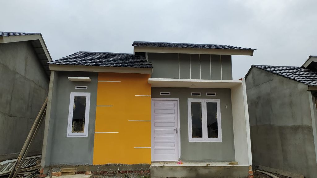 foto tampak rumah tipe 36 perumahan Griya Cahaya Hasanah