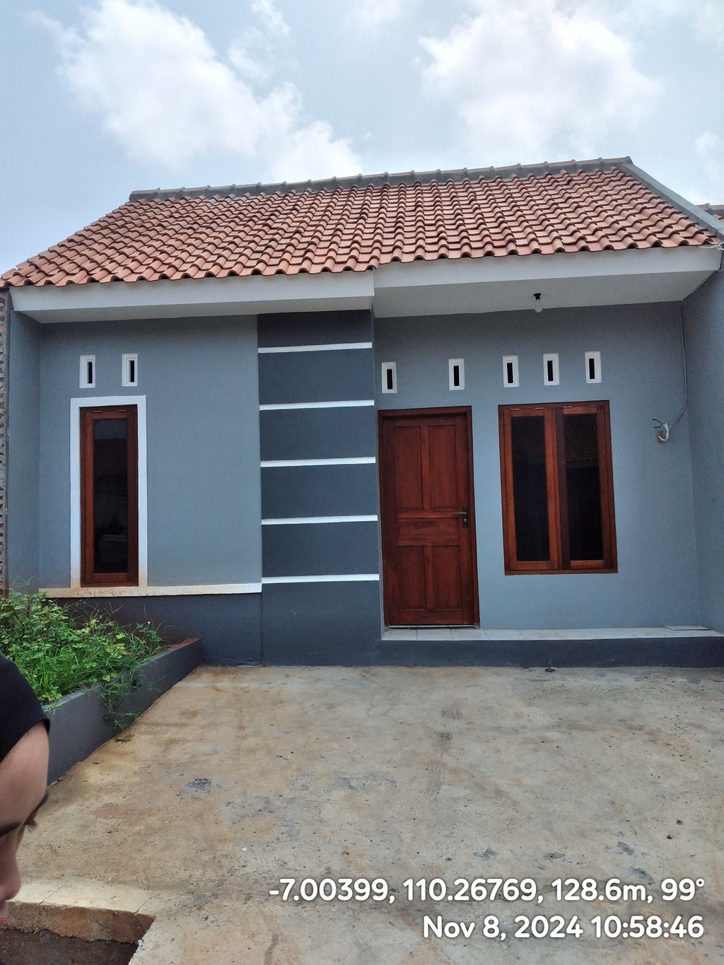 foto tampak rumah tipe 30/60 perumahan PERUM PANTURA REGENCY DARUPONO