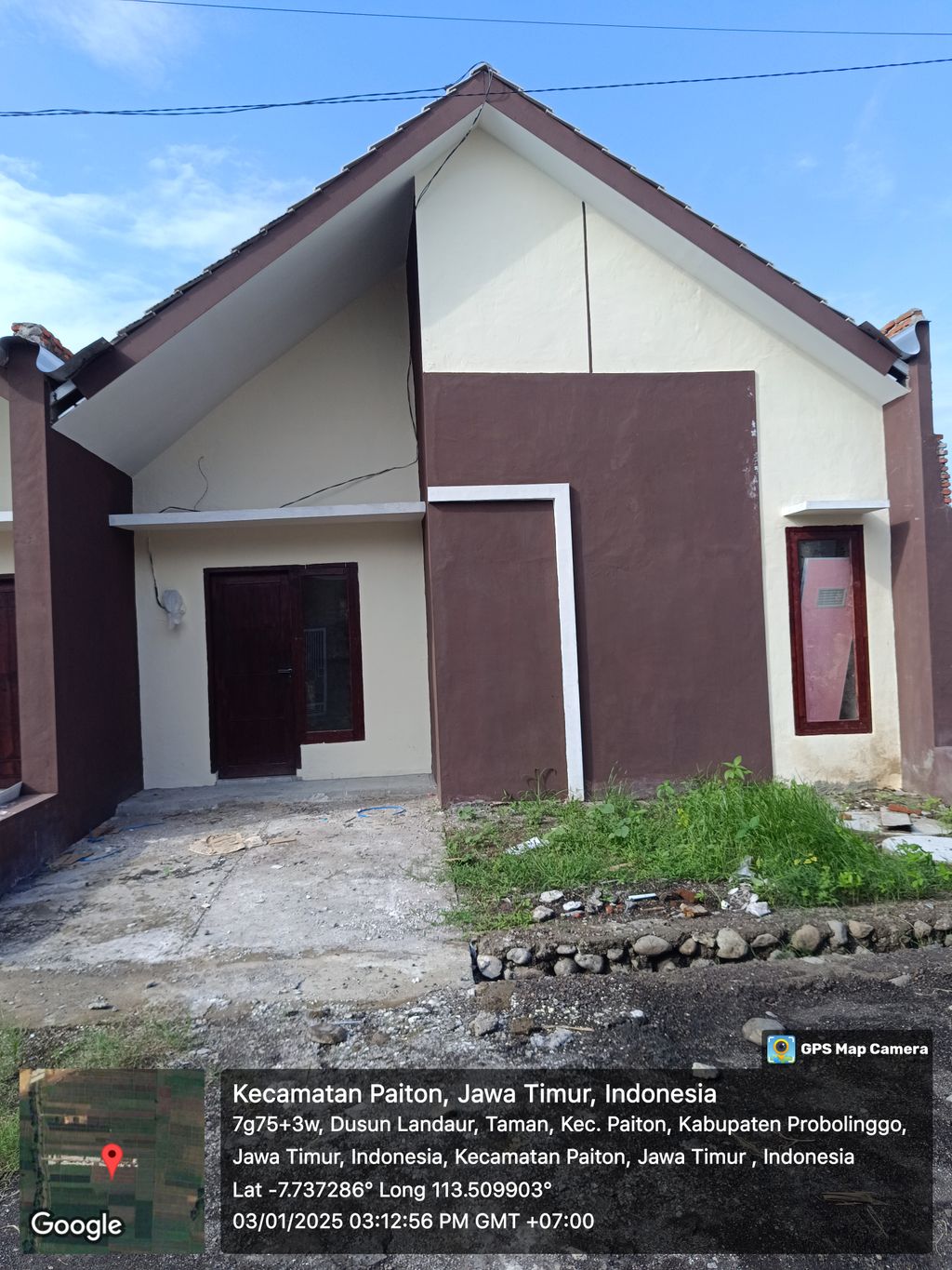 foto tampak rumah tipe SUBSIDI perumahan Grand Wahid