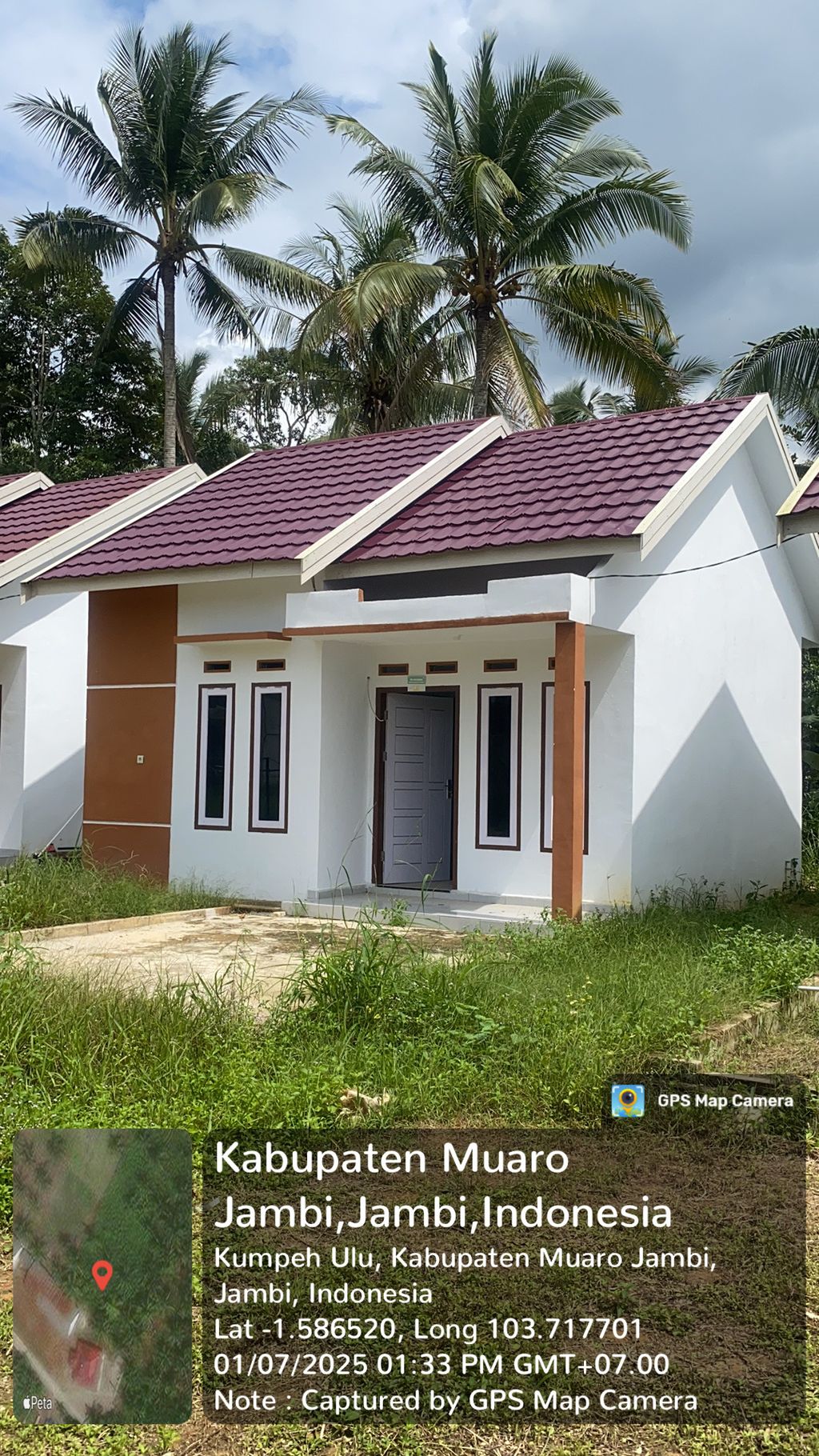 foto tampak rumah tipe F2 36/100 M2 perumahan Perumahan Villa Zahra II
