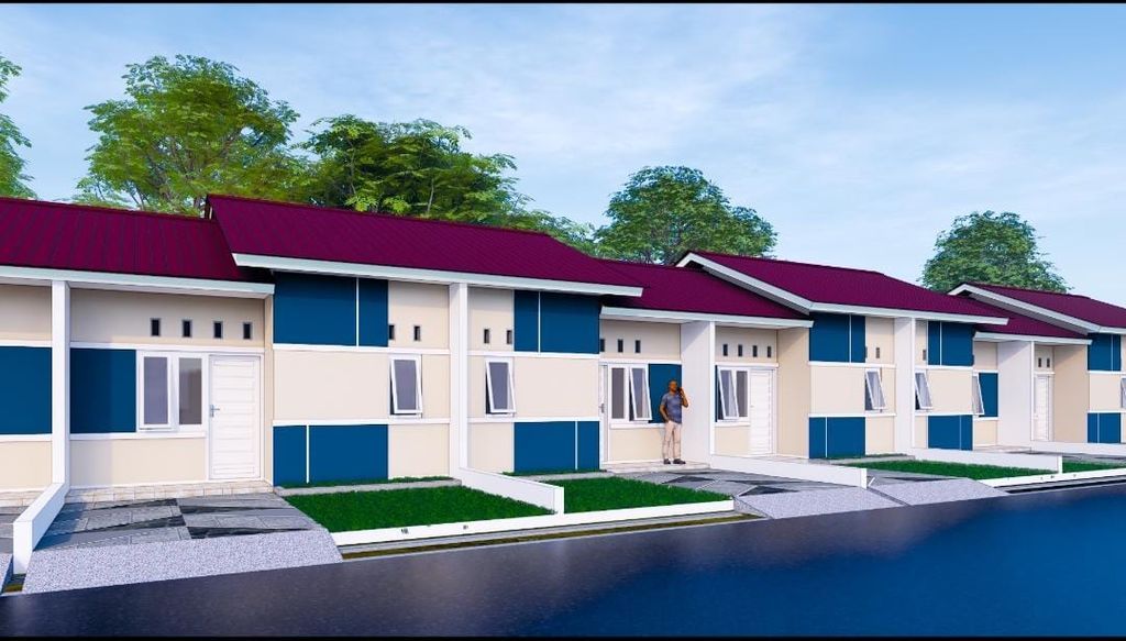 foto tampak rumah tipe 36/78 perumahan GRIYA PRATAMA'