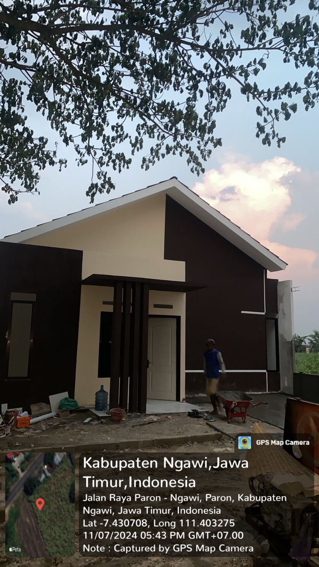 foto tampak rumah tipe 36/63 perumahan GRAHA FEGA REGENCY