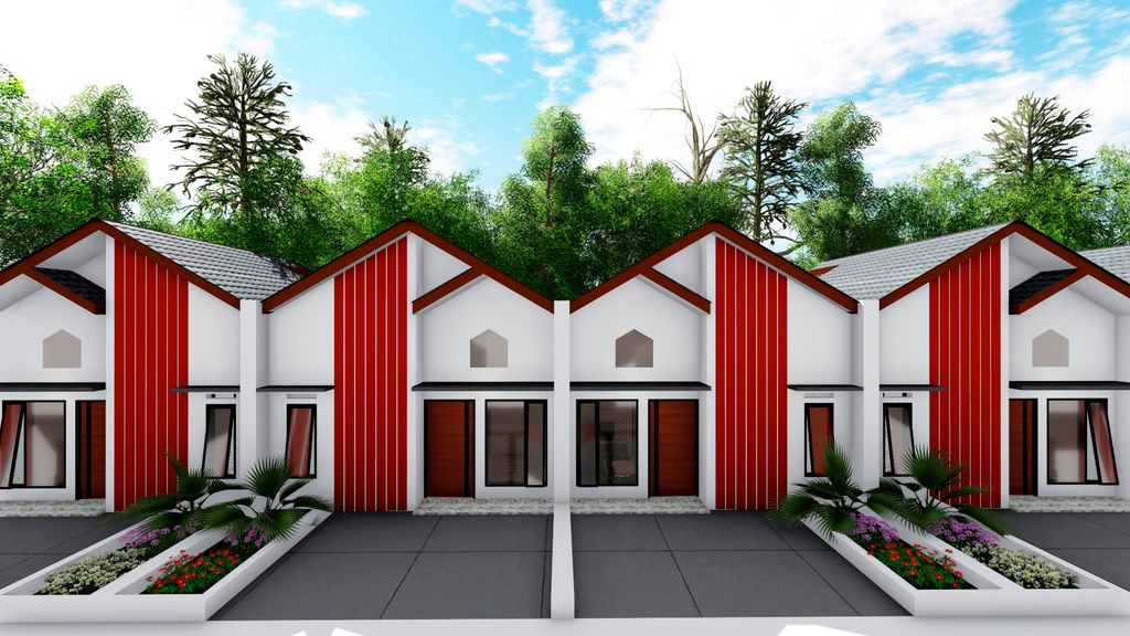 foto tampak rumah tipe Subsidi tahap 3 perumahan ELOK RESIDENCE TAHAP 3