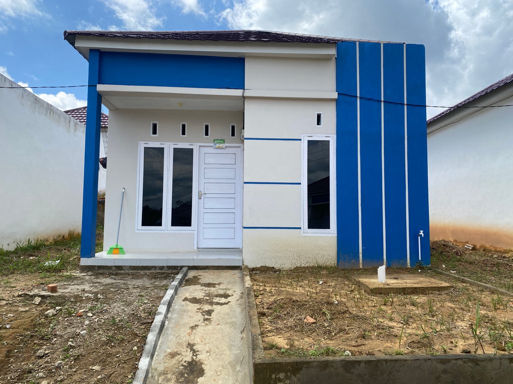 foto tampak rumah tipe Javana Cozy Corner Tahap 2 perumahan JAVANA COZY CORNER